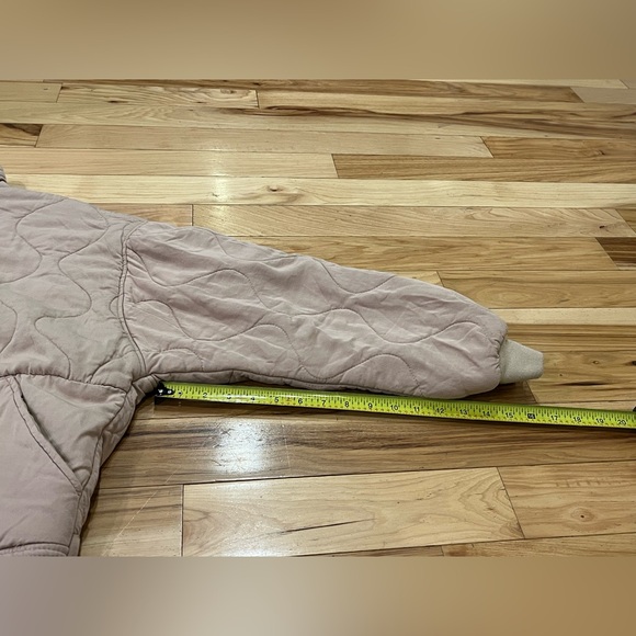 Blank NYC Muted Pink Quilted Snap Coat - Women’s Size Medium - Picture 7 of 7